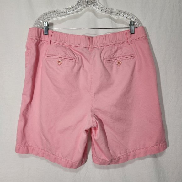 TALBOTS TALBOTS Gorpcore PINK Semi Elastic Waist Roll Leg Bermuda Short Size 16. - Picture 2 of 16